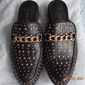 Jessica Simpson Leather Mules